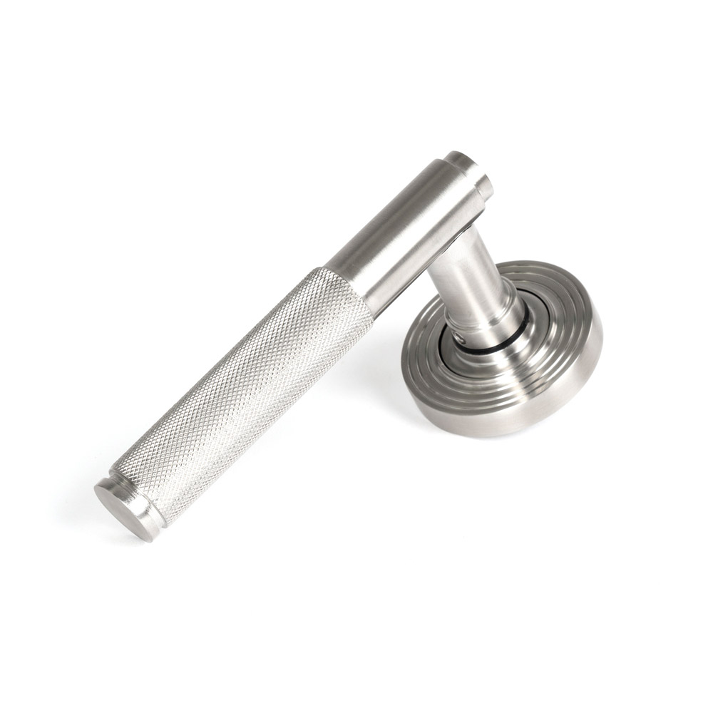 From the Anvil Marine 316 Stainless Steel Brompton Lever on Rose Set (Beehive) - Satin